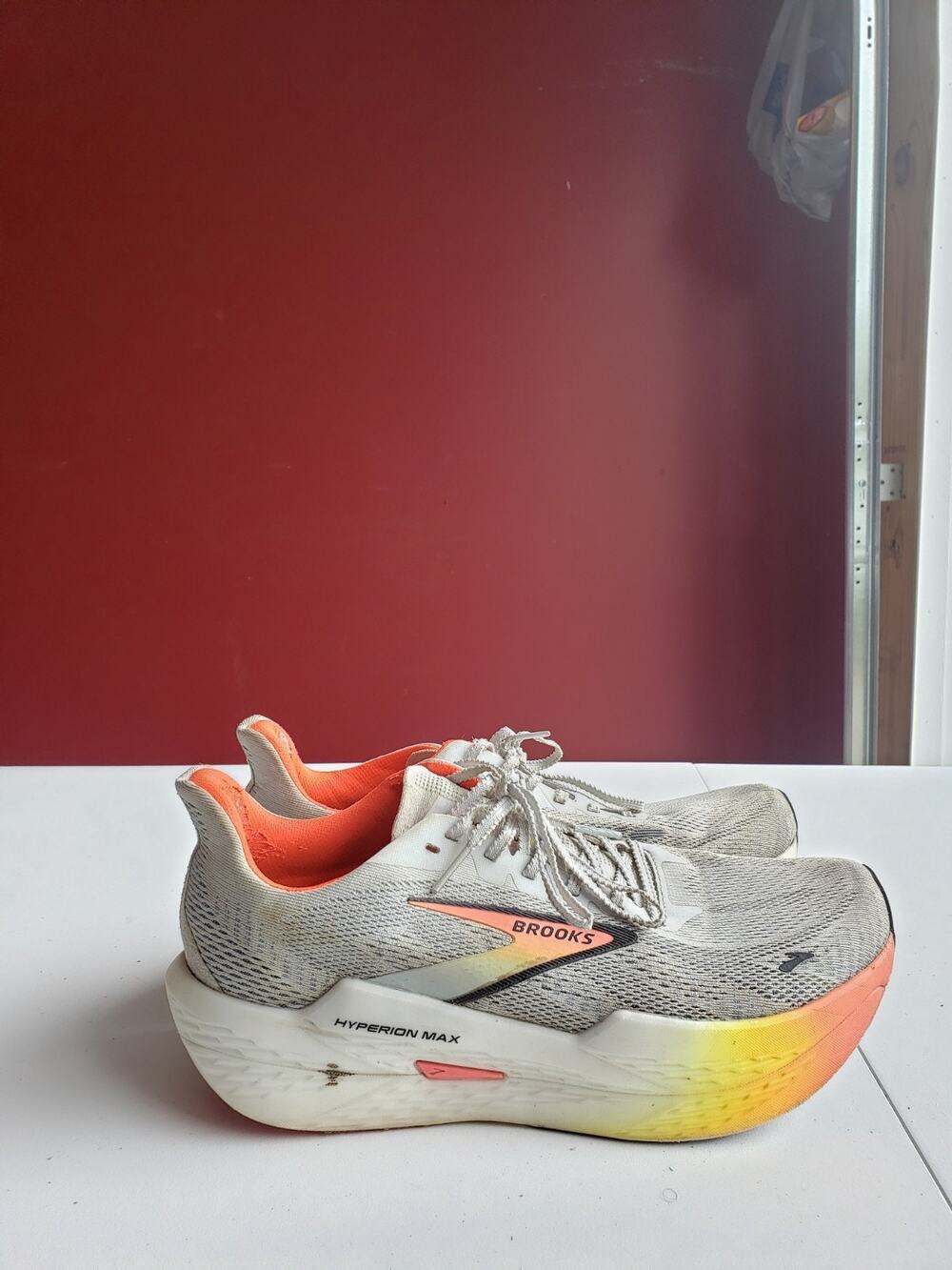 Brooks Hyperion Max Shoes Size 11 Women Gray Running Carbon Plated 1204231B443
